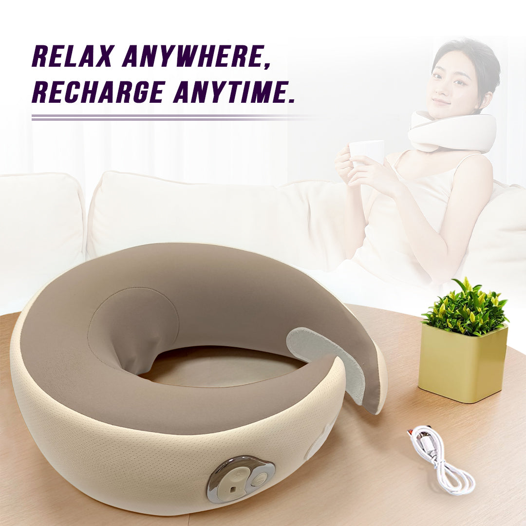 Multi-Purpose Neck Massage Pillow w/Warmth